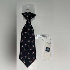 The GAP Kids Black Skulls & Bones Neck Tie, One Size